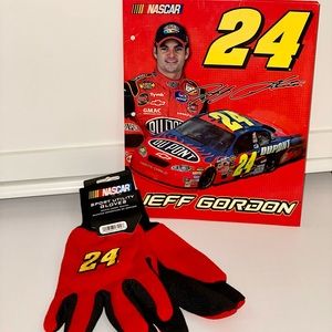 NASCAR Jeff Gordon Utility Gloves & Folder
